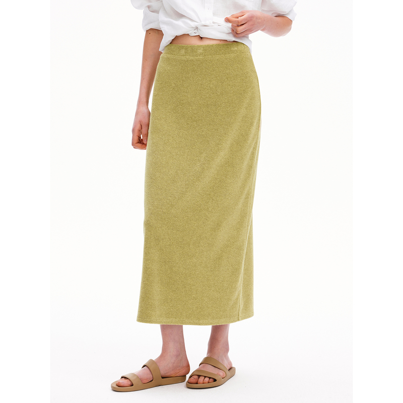 Taffa Tang Fa Fa Early Spring New Colorful Floral Gauze Towel Fabric Back Slit Versatile Solid Color Half Skirt for Women