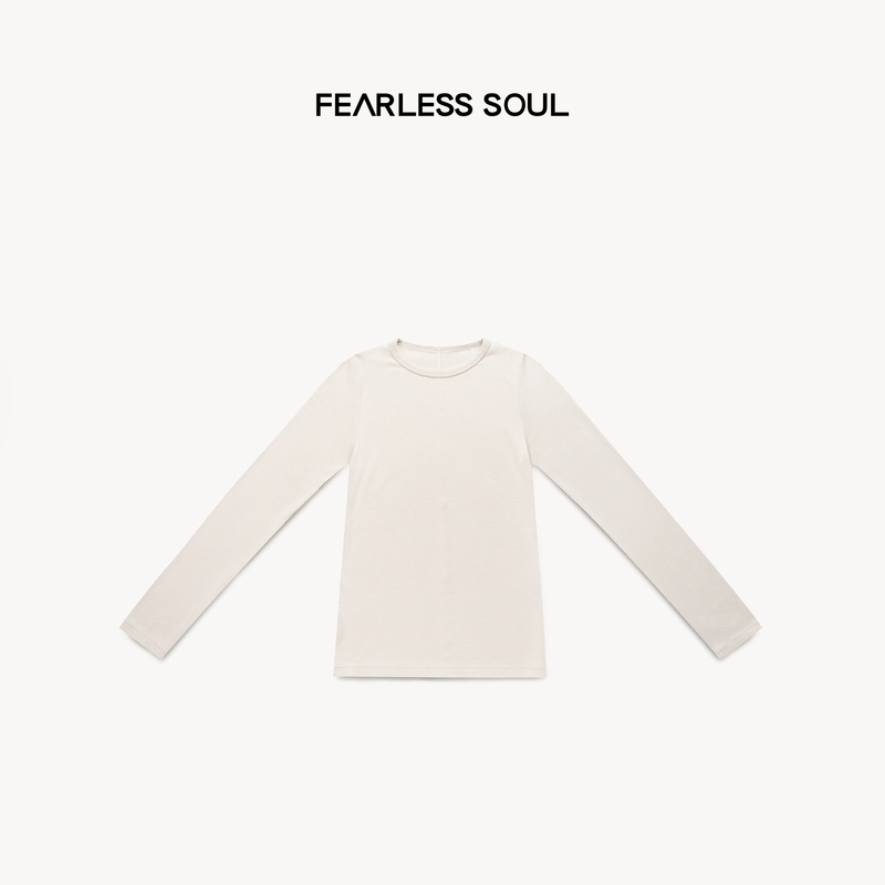 Taffa Tang Fa Fa's New Autumn Product, Four-In-One Gold Fiber Wool Blend High-Waisted Slightly Fitted Long-Sleeved T-Shirt for Women