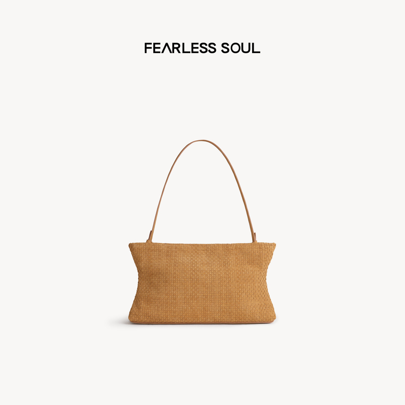 Taffa Tang Fa Fa Early Autumn New Product Niche Retro Calfskin Suede Woven Handbag 826Fb664 Taffa Tang Fa Fa Early Autumn New Product Niche Retro Calfskin Suede Woven Handbag 826Fb664