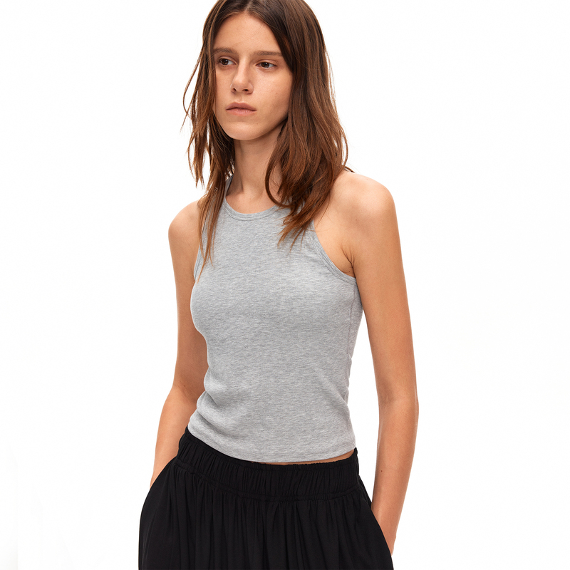Taffa Tang Fa Fa Summer New M2 Cotton Blend Summer Cool Slim Fit Versatile Breathable Tank Top for Women