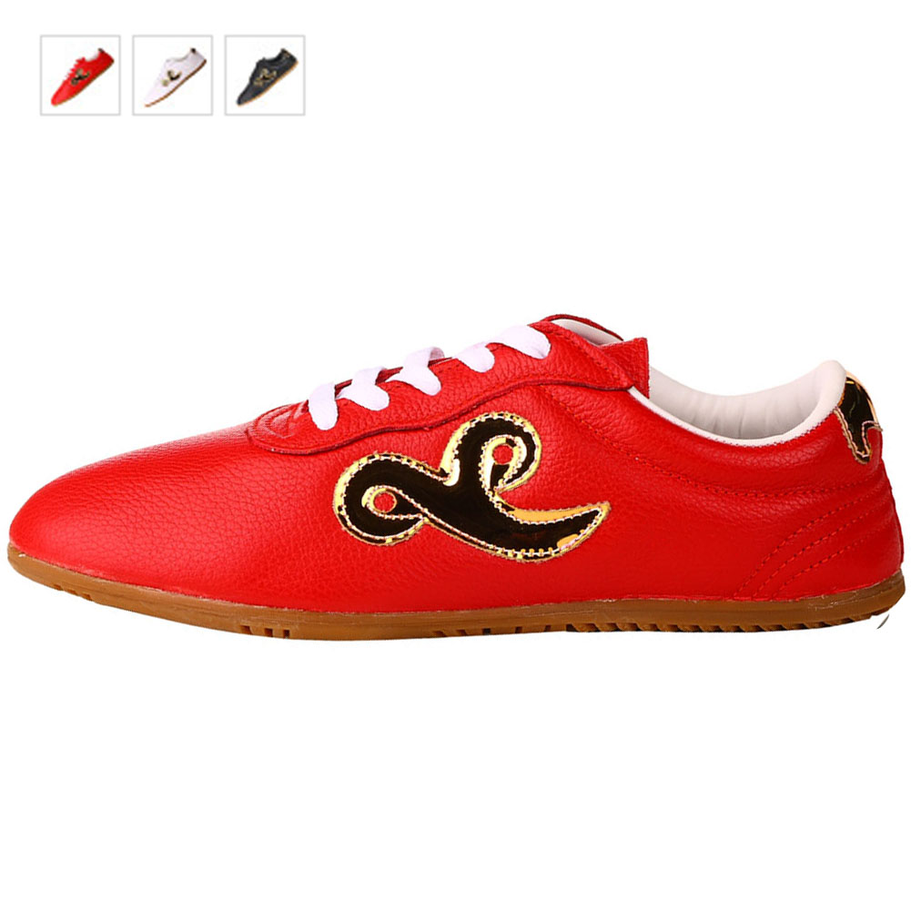 Wu Dao Family Budosaga 1418 Super Light Bottom Head Layer Cow Leather Training Shoes Performance Shoes Indoor Martial Arts Competition