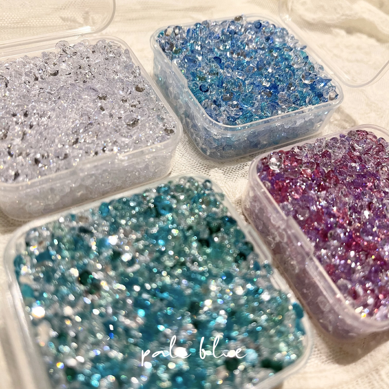Moonlight |   Junk Journal Art Scrapbook Materials Super Shiny Resin Diamonds Mixed Materials