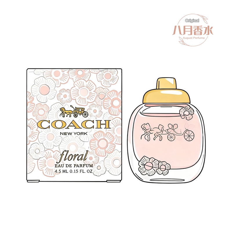 Coach New York Floral Perfume Women's Eau De Parfum Sample Authentic Long-Lasting Fragrance