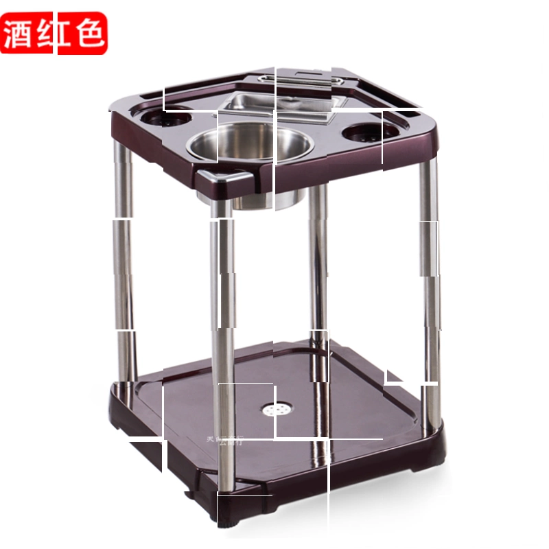 Bàn trà mạt chược nhỏ, máy mạt chược phòng cờ dày, giá trà inox góc, một ít khói sang trọng bên cạnh bàn mạt chược. - Các lớp học Mạt chược / Cờ vua / giáo dục