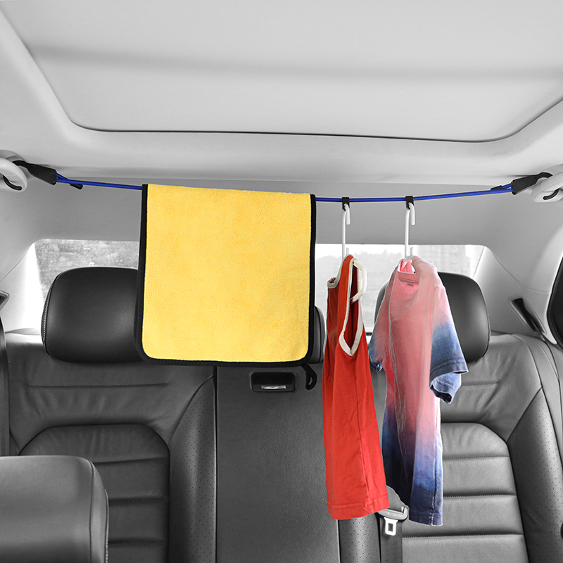 In-car Clothesline Car Hanging Clothes Hanger Vehicular Clotheson God Instrumental Car Multifunction Telescopic Trunk Clotheshorse-Taobao