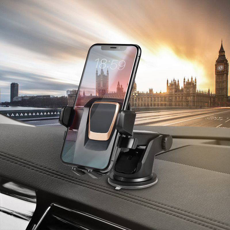 Car mobile phone stand Dashboard Car front glass suction cup type car universal multi-function navigation support frame