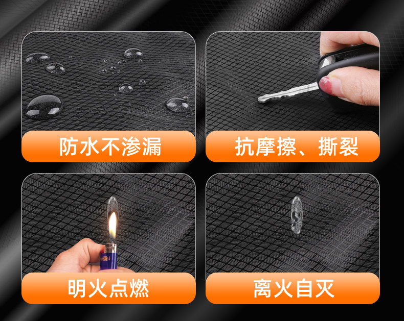 Car Oxford Snow Cover Front Windshield Snow Cover Sunshade Anti-Frost Anti-Freeze Sun Protection Heat Insulation Half Cover Car Cover