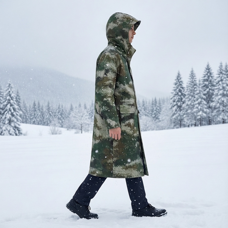Camouflage Raincoat Ex07 Long One-Piece Fishing Hiking Mountaineering Outdoor Sanitation Flood Relief Raincoat Poncho Camouflage Raincoat Ex07 Long One-Piece Fishing Hiking Mountaineering Outdoor Sanitation Flood Relief Raincoat Poncho