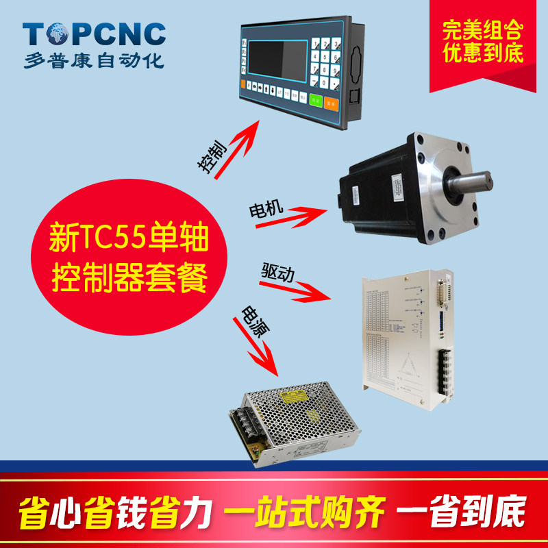 New TC5510 uniaxial motion controllers suit new TC55 TC8637H driver motor 130-350B