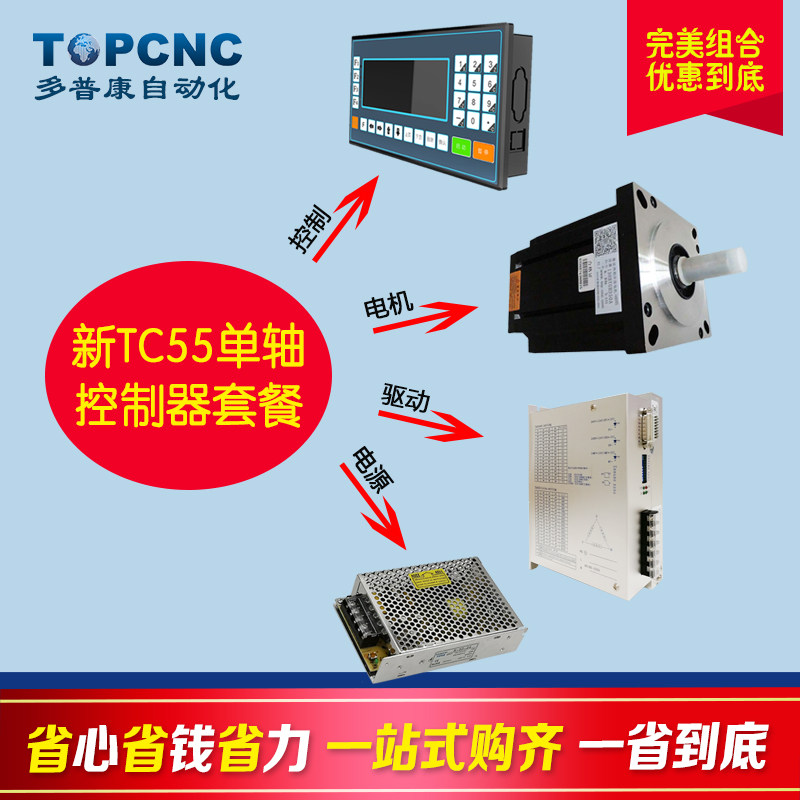 New TC5510 single-axis motion controller set new TC55 TC8637H drive motor 130-350A
