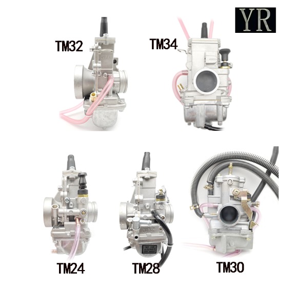 Suitable for two-stroke pedal motocross modified TM carburetor 24 28MM DT200 non-PWKPE