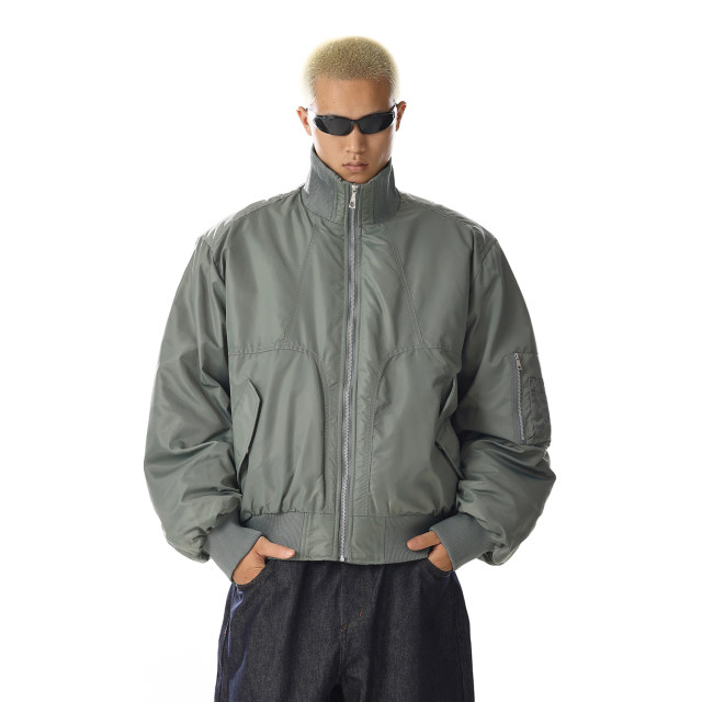 American retro short flight jacket for men