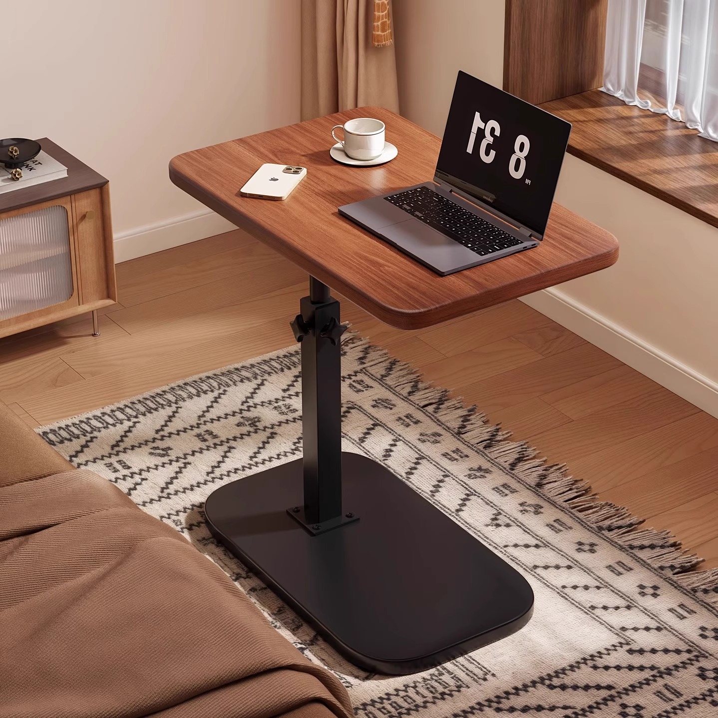 ベッドサイドテーブル、寝室用ベッドサイドテーブル、ソファサイドテーブル、家庭用昇降式収納サイドテーブル、リビングルーム用ティーテーブル、コーヒーテーブル、小型テーブル