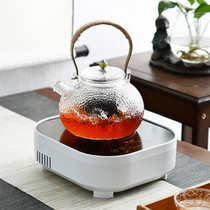 Full automatic steam home glass cooking teapot home glass cooking teapot black tea white tea electric pottery oven Boiling Tea Stove Iron Pot