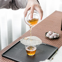 Shengyao Bodhi leaf stainless steel tea leak filter Tea ceremony creative copper tea maker Kung Fu tea accessories Tea partition
