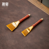 Sheng Kiln Tea Brush Pen Brush Raising Pot Pen Tea Sweep Chinese Tea Table Tea Tray Not Dropping Hair Sweep Water Brush Cleaning Brush Tea Set Accessories