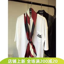 Spring and autumn long silk scarves women Joker Korean professional work scarf Scarf neck guard neck collar type tooling small long scarf