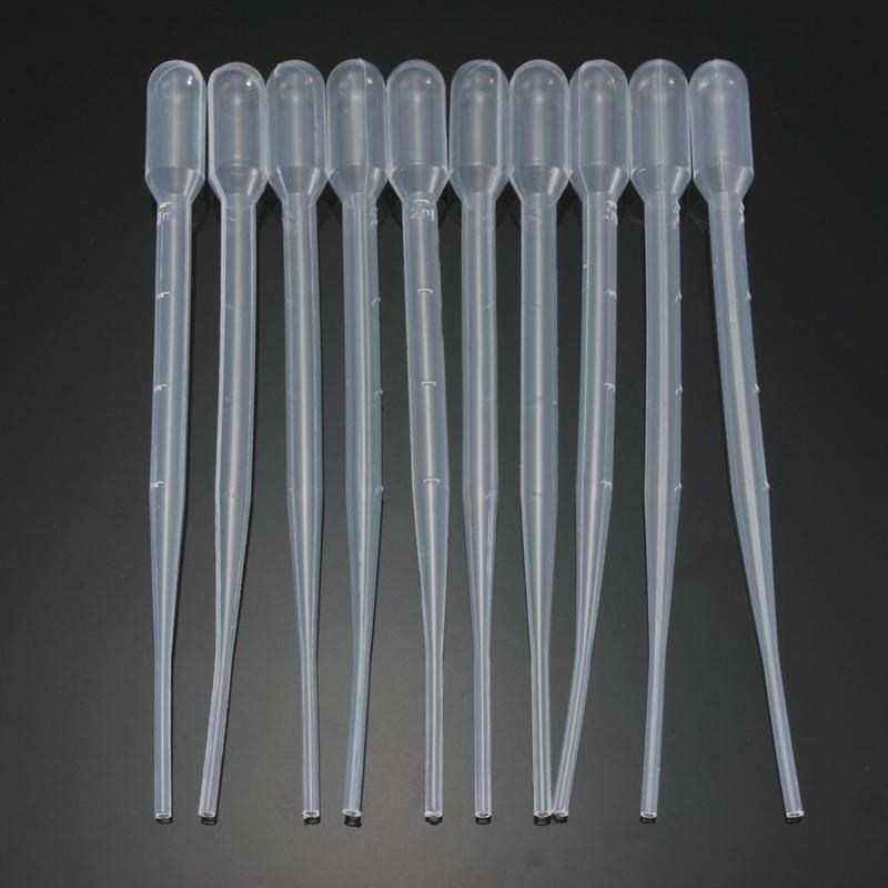 10pcs transparent plastic eye dropper set liquid transfer gr