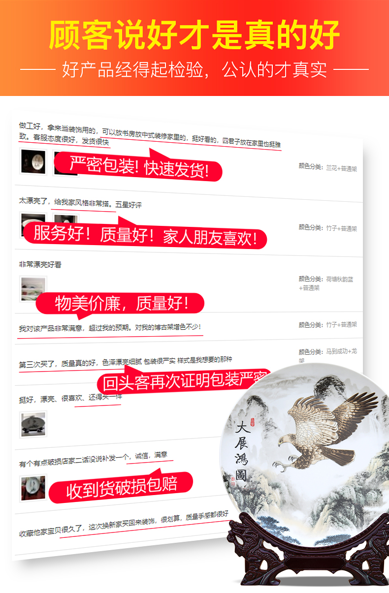 The Future decorative plate to industry