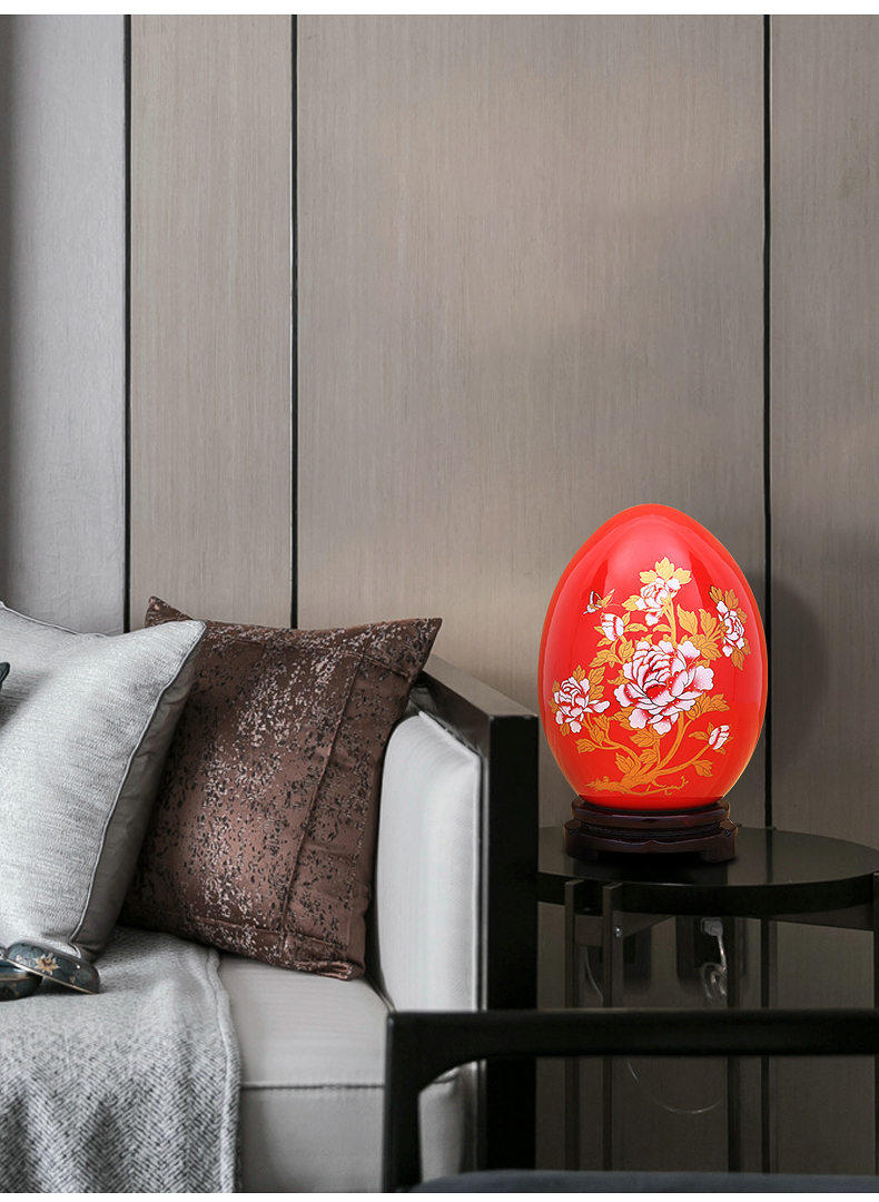 Jingdezhen ceramic f egg furnishing articles of the new Chinese style household act the role ofing is tasted creative indoor sitting room of rich ancient frame wine accessories