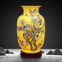 Jingdezhen ceramic vase living room flower arrangement modern Chinese home flower arrangement TV cabinet decoration
