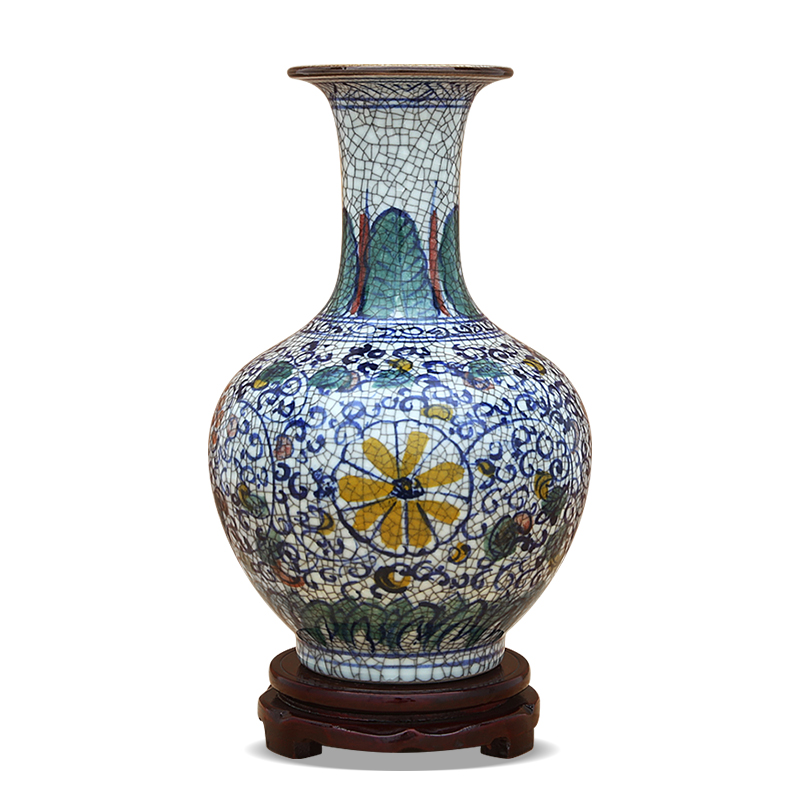 Jingdezhen ceramic is Chinese style of the ancients up hand - made vases handicraft furnishing articles home rich ancient frame adornment sitting room