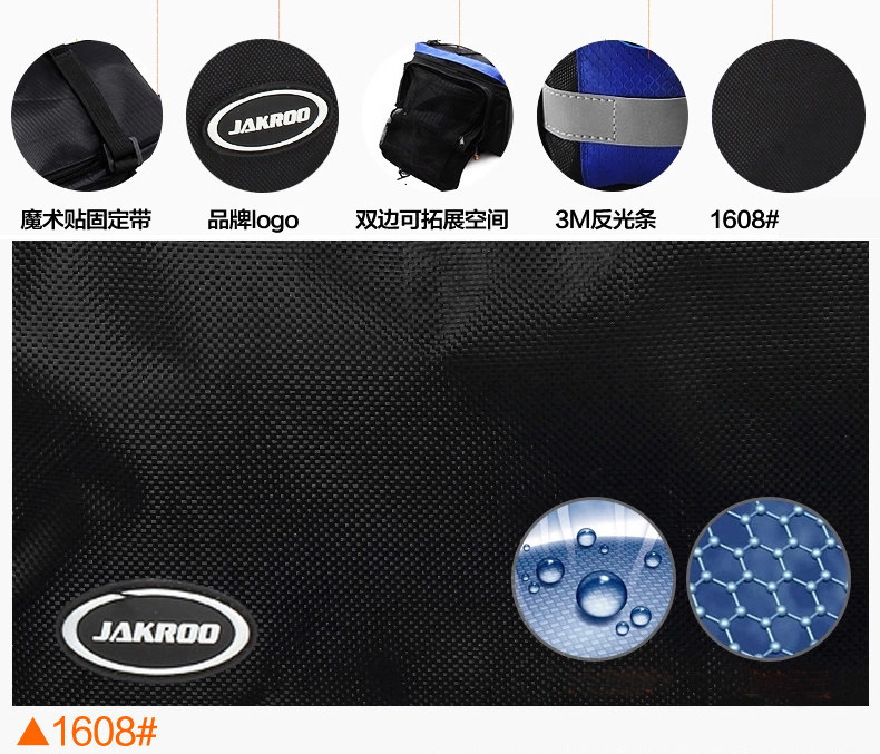 Sacoche pour vélo JAKROO - Ref 2231676 Image 9