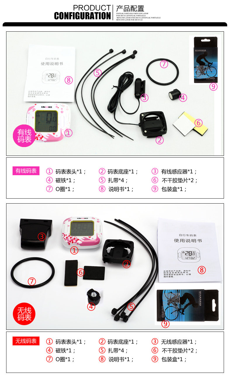 Compteur de vélo KING BIKE - Ref 2427077 Image 9