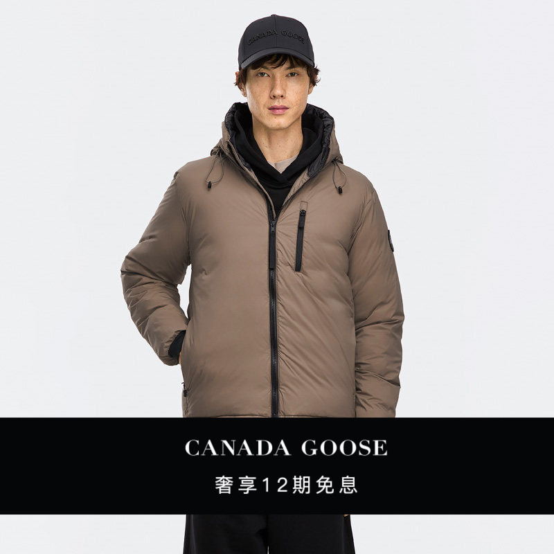 Canada Goose Lodge Men's Black Label down Hoodie Matte down Jacket 5078Mb