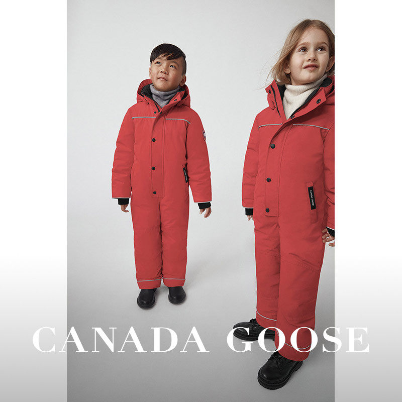 CANADA GOOSE Canadian goose Grizzly children's ski suit ski equipment 2318K