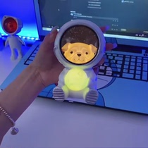 Andel galaxy guardian night light Astronaut astronaut boy creative animal ornaments Shaking sound net red