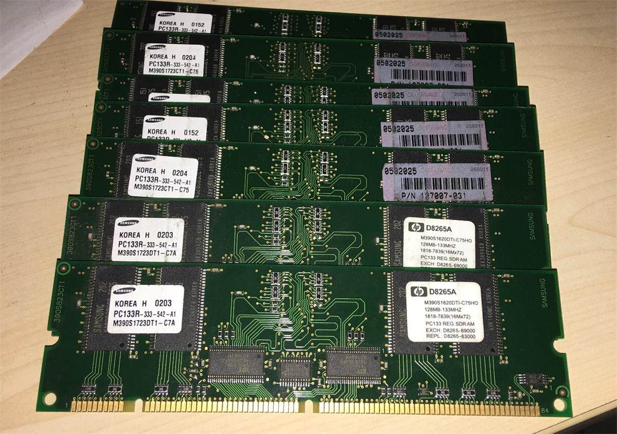 HP Samsung Original Server Memory 128M PC133R -333-542-A1 Special Price Promotion