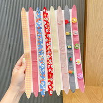 Childrens summer bangs stickers velcro hair band Little girl sticky broken hair artifact Baby hair accessories Girl hair band stickers