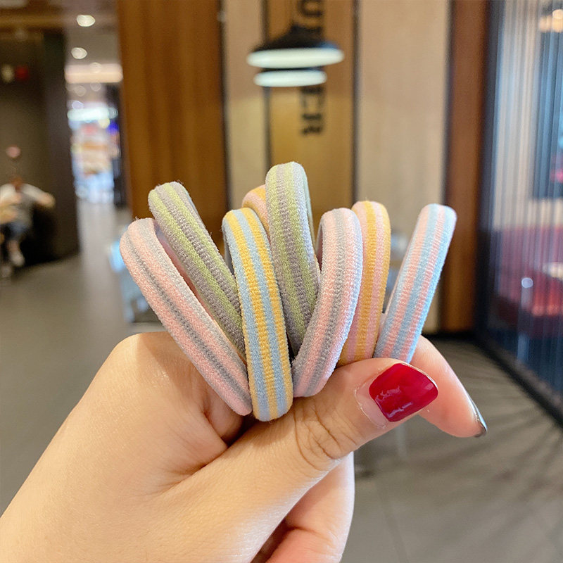 Children rubber band hair ring not hurt hair girl hair ring Korea hair dressing hair ring plus coarse zal hair rubber band little girl head decoration