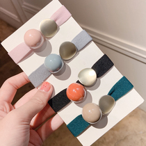  Head rope female Korean version of cute and simple candy color Doudou rubber band hair ring tie hair sweet girl hair rope holster