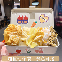 Large Intestine Hair Ring Girls Net Red Ins Girl Zana Hair Leather Fascia Hair Clip Hair Clip Hair Adorned South Korea Cute Hair Rope Headwear