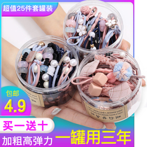  Net red high elastic hair rope hair accessories 2019 new hair tie childrens rubber band does not hurt the hair rope girl head rope headdress