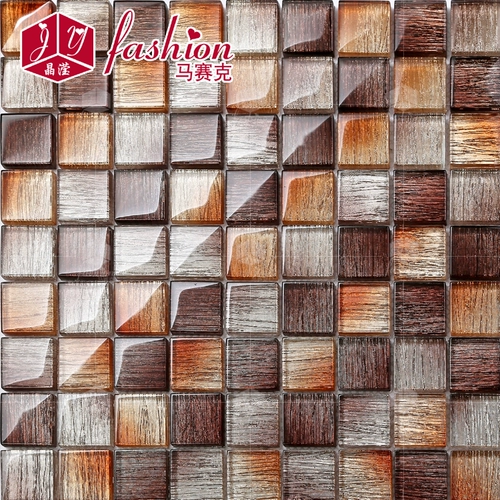 Кристаллическая золотая фольга Мозаика Хрустальная стеклянная головоломка головоломка ТВ Фоно Стена золотая рука плитка для ванной комнаты