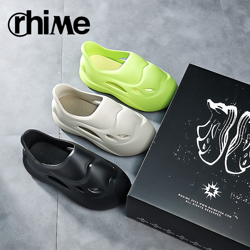 Fan Chengcheng's Same Style Rhime 23Ss Alien Proto 1 Foam Runner Special-Shaped Clogs for Men and Women
