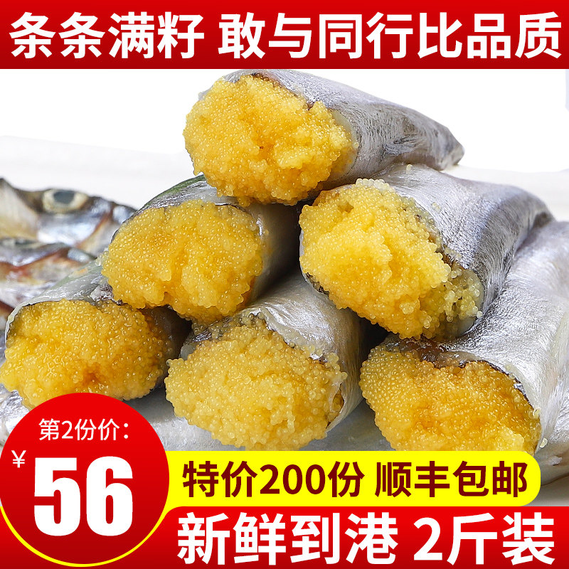Multi Spring Fish Full Seeds Fresh Extra-large Non-Freeze-dried Cat Commercial Barbecue Fresh Frozen Marine Fish Rush Freeze People Eat 1000g