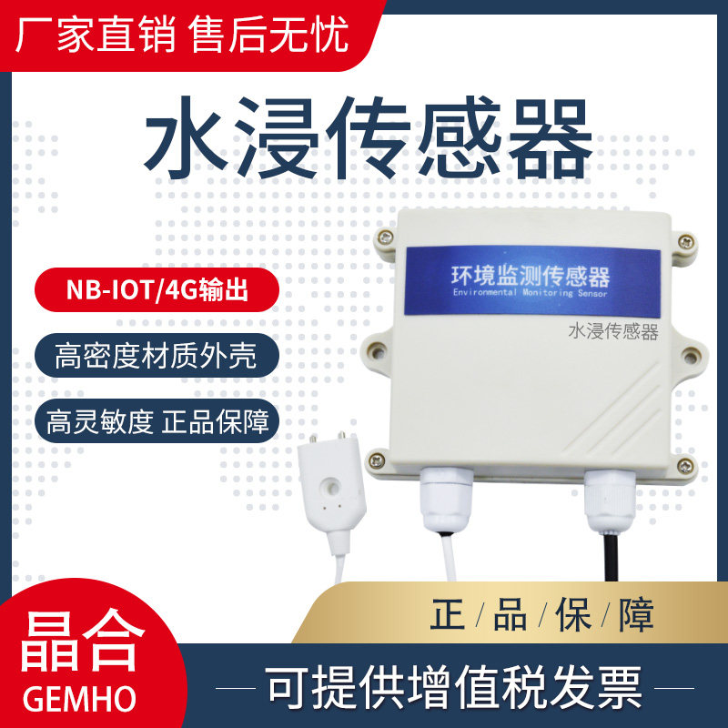 Wireless 4G Water Immersion Sensor Sensor Leakage Alarm Immersion Level Overflow Detector Remote Intelligent 4G