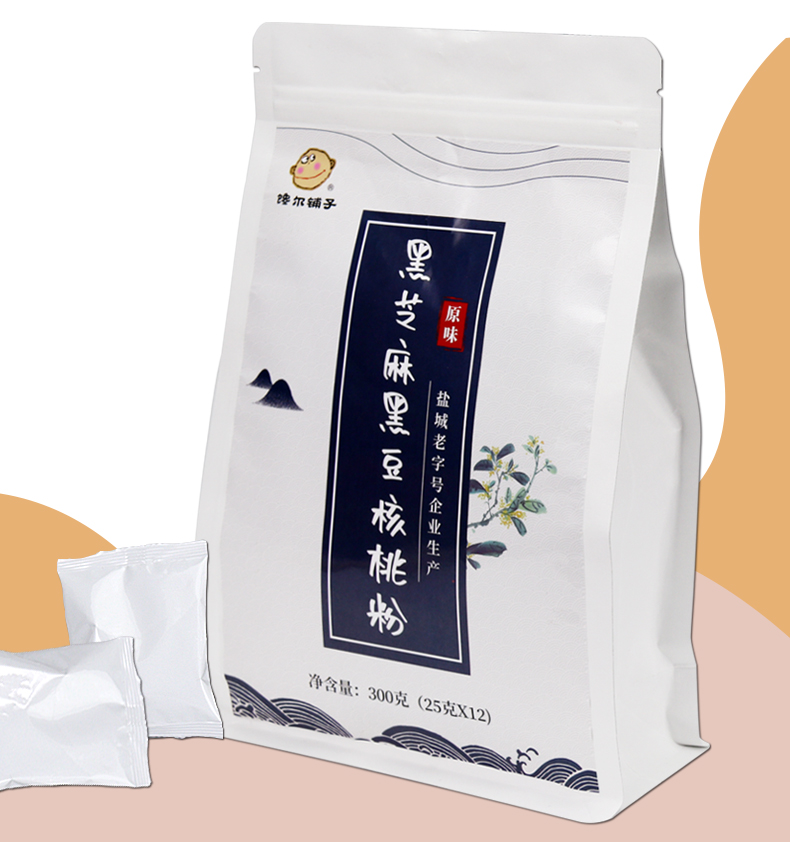 黑芝麻黑豆核桃粉代餐饱腹300g