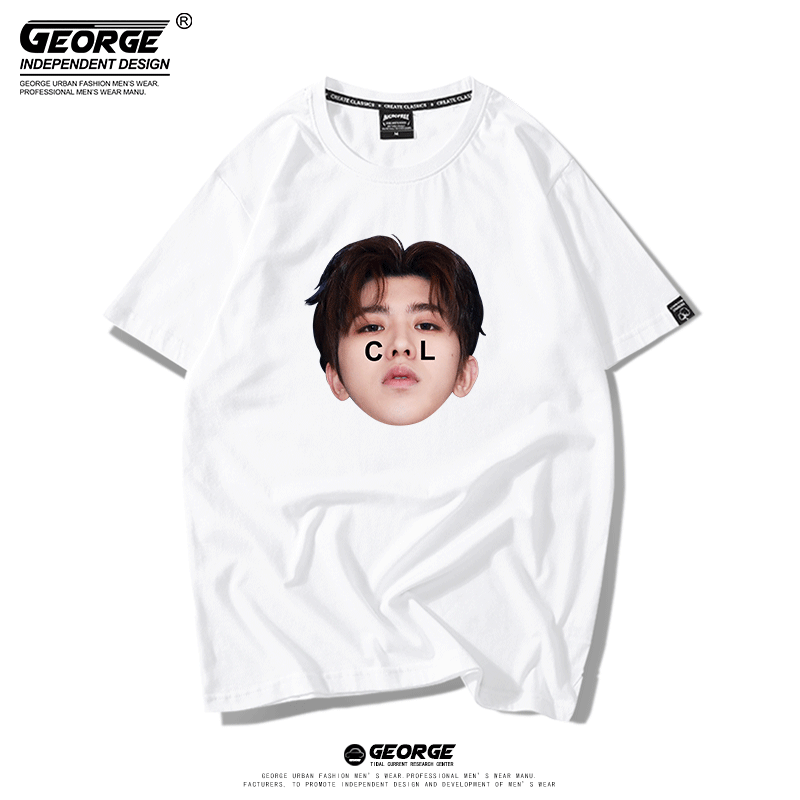 [Кай Кун футболка с коротким рукавом фан-одобрение cool кун кун аватар KUN копия T-shirt ikun свободная полуприлегающая cotton]