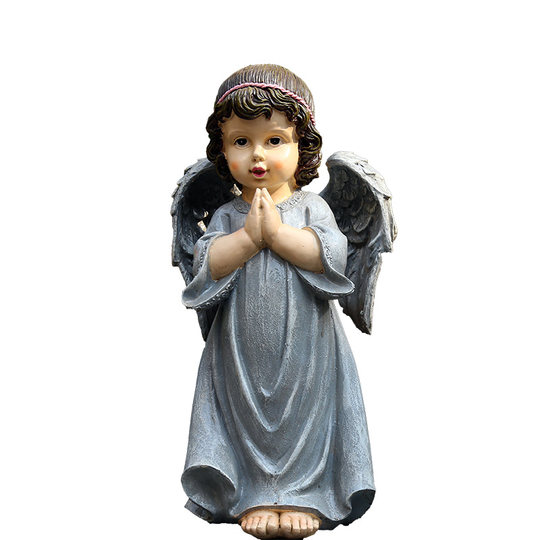 Yard decoration outdoor garden courtyard ornaments garden decoration creative resin character American little angel ornaments