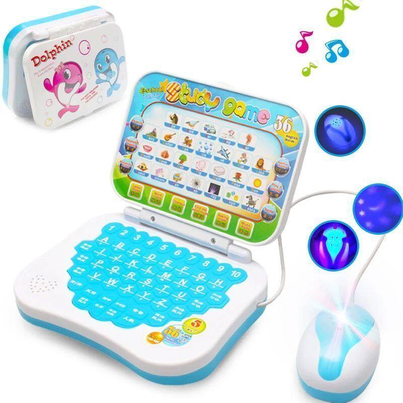Children Early Learning Machine 0-3-6-year-old baby Puzzle Storytelling Machine Infant Learning Machine Small Computer Toy