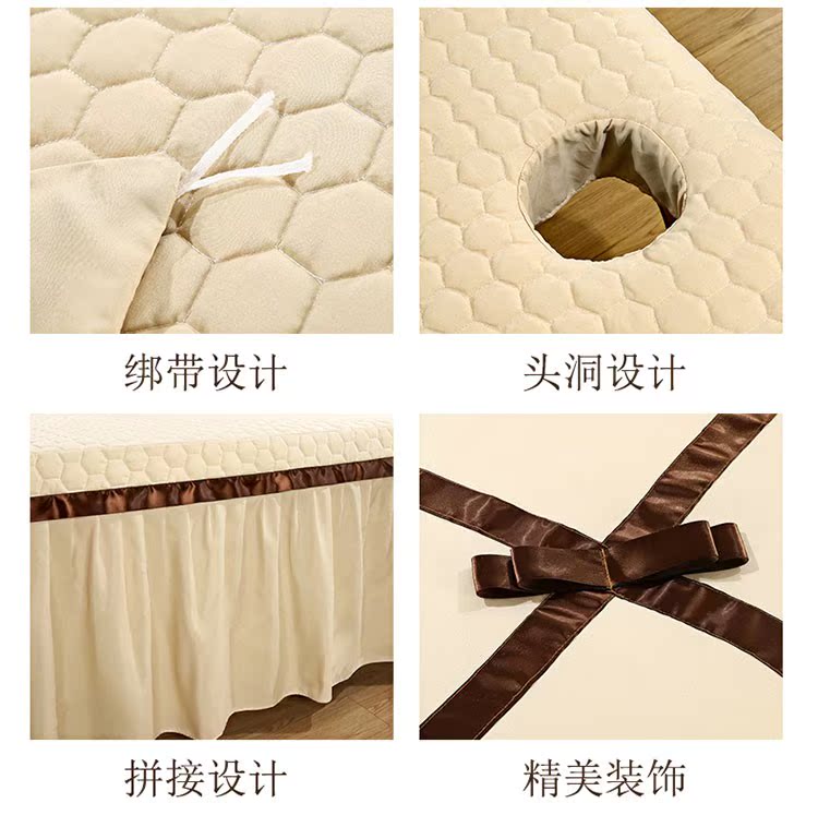 Vẻ đẹp giường bao gồm bốn bộ giường massage giường cao cấp bao gồm vẻ đẹp cao cấp bao gồm màu sắc đẹp thẩm mỹ viện đặc biệt bao gồm giường - Trang bị tấm ga phủ giường spa