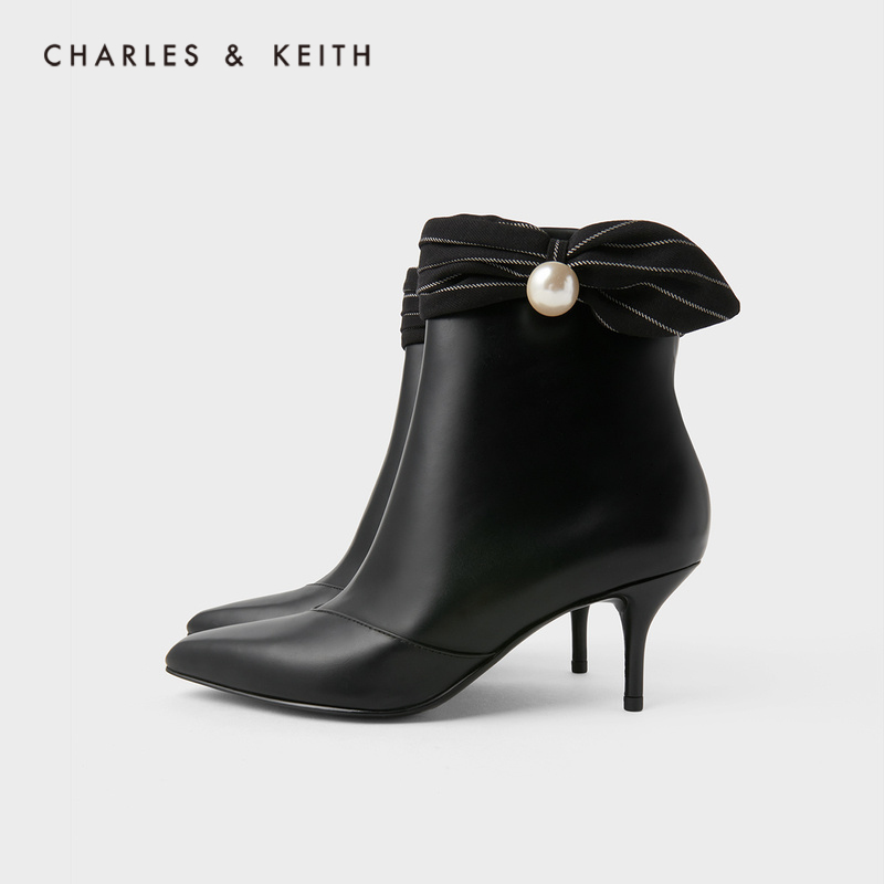 CHARLES&KEITH 女式秋冬及踝靴 短靴 天猫优惠券折后￥179包邮（￥199-20）2色可选