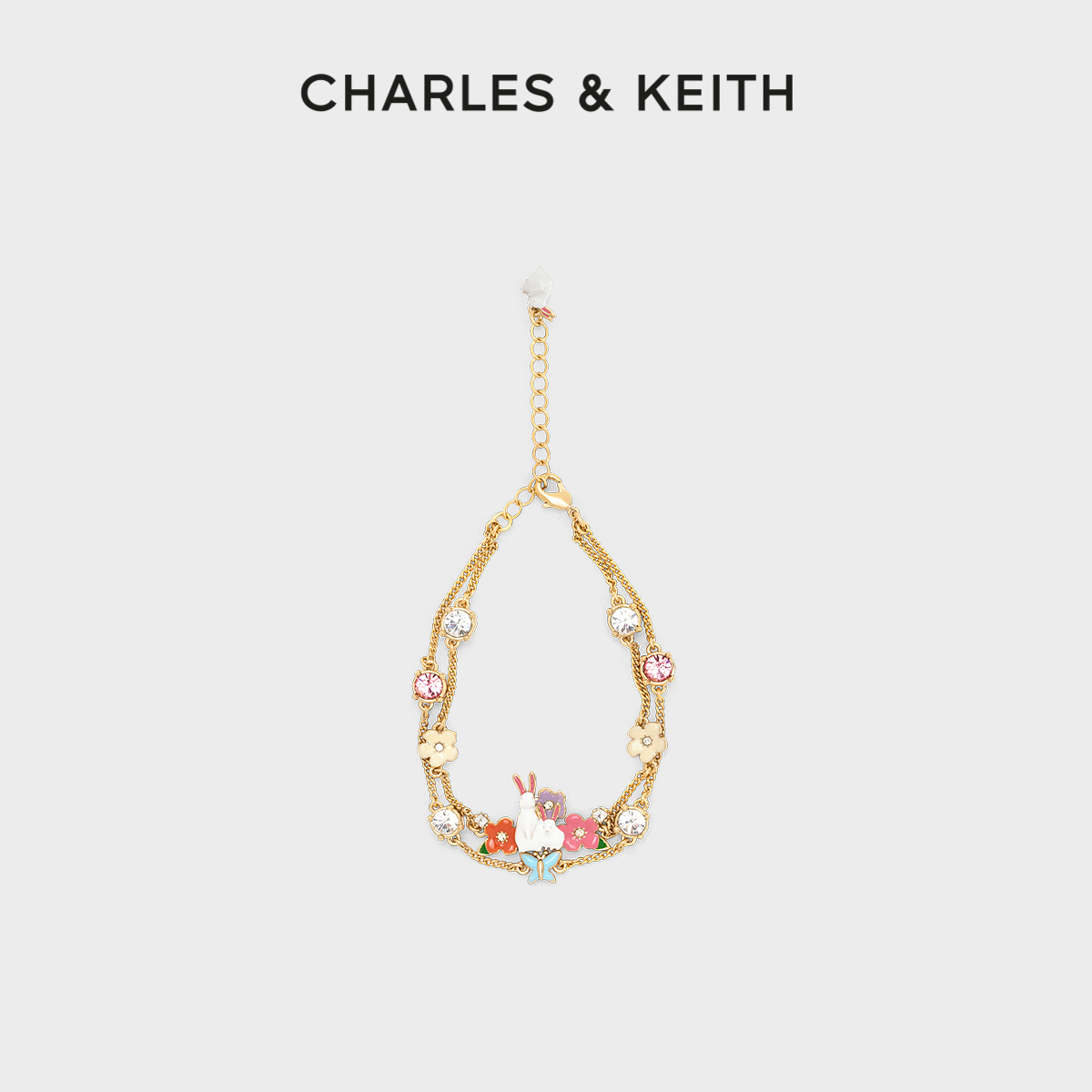 CHARLES&KEITH AUTUMN WINTER ACCESSORIES CK5-12120350 Ladies fun Rabbit Shadow Series Accessories woman-Taobao