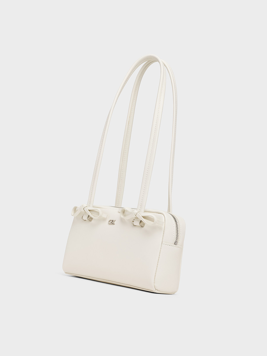 Charles&Keith25 Autumn New Model Sl2-20681234 Bowknot Long Strap Underarm Bag Pillow Bag