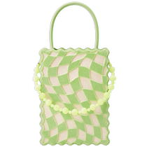 CHARLESKEITH womens bag CK2-30770562 womens color checkerboard biscuit crossbody bag mobile phone bag